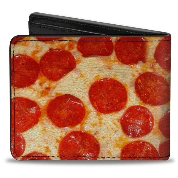 Buckle-Down Bi-Fold Wallet - Pepperoni Pizza Vivid