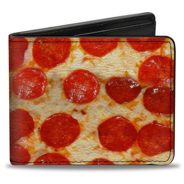Buckle-Down Bi-Fold Wallet - Pepperoni Pizza Vivid