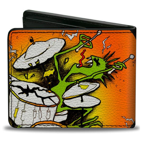 Buckle-Down Bi-Fold Wallet - Psycho Drummer