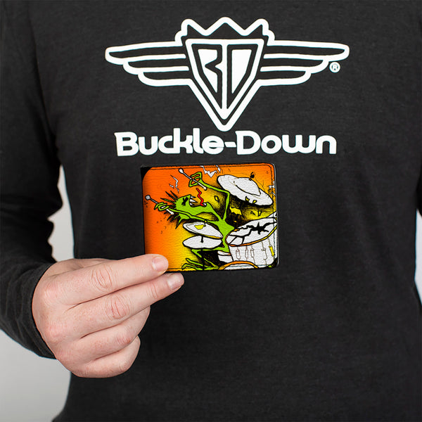 Buckle-Down Bi-Fold Wallet - Psycho Drummer