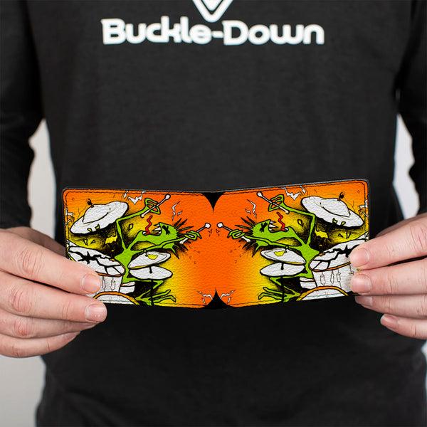 Buckle-Down Bi-Fold Wallet - Psycho Drummer