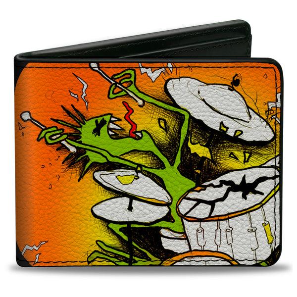 Buckle-Down Bi-Fold Wallet - Psycho Drummer