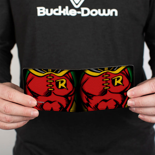 Buckle-Down Bi-Fold Wallet - Robin Chest Logo