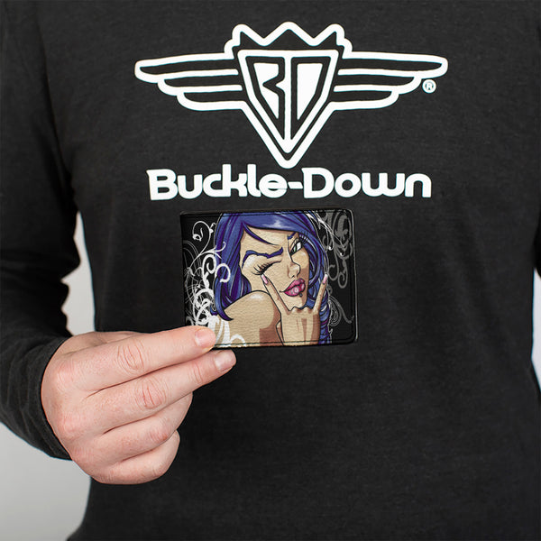 Buckle-Down Bi-Fold Wallet - Rock & Roll Ink