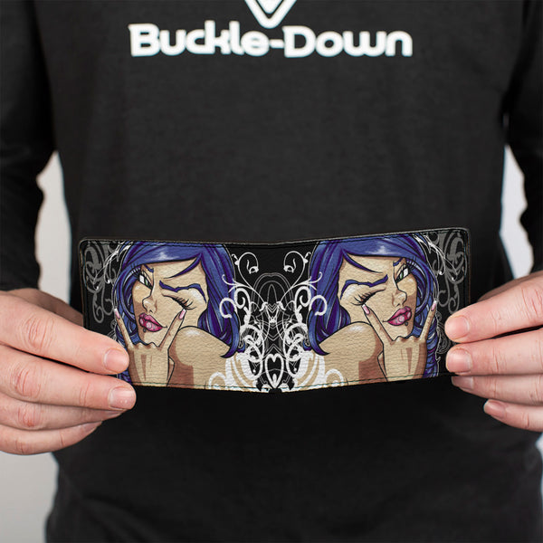 Buckle-Down Bi-Fold Wallet - Rock & Roll Ink