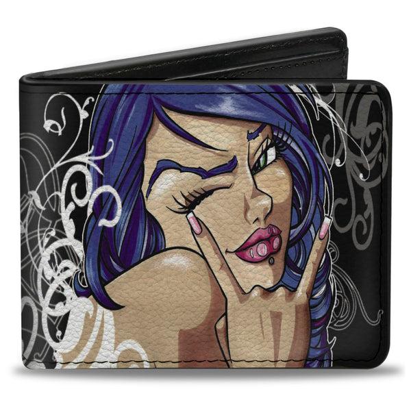 Buckle-Down Bi-Fold Wallet - Rock & Roll Ink