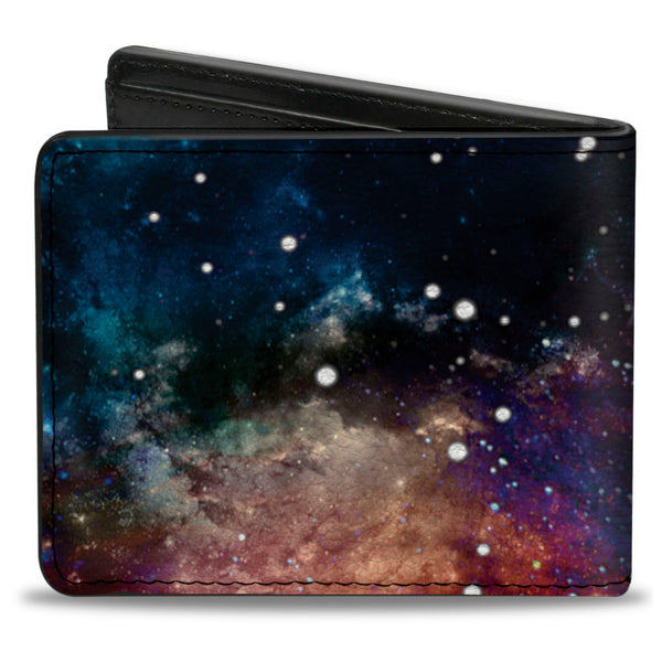 Buckle-Down Bi-Fold Wallet - Space Dust Collage