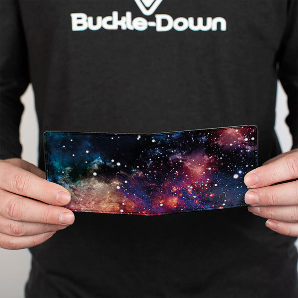 Buckle-Down Bi-Fold Wallet - Space Dust Collage