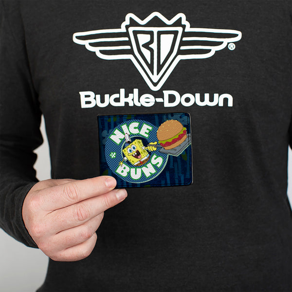Buckle-Down Bi-Fold Wallet - SpongeBob NICE BUNS