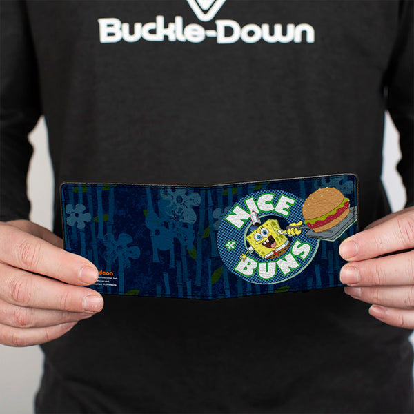 Buckle-Down Bi-Fold Wallet - SpongeBob NICE BUNS