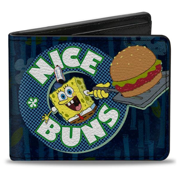 Buckle-Down Bi-Fold Wallet - SpongeBob NICE BUNS