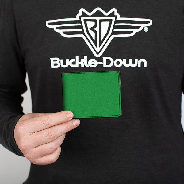 Buckle-Down Bi-Fold Wallet - St. Paddy Green
