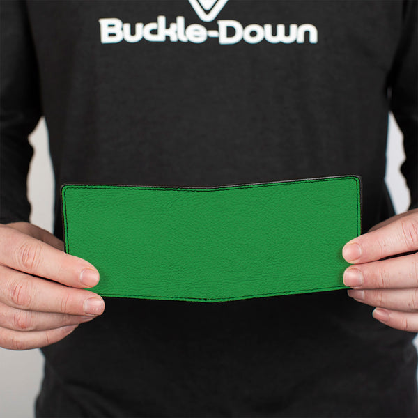 Buckle-Down Bi-Fold Wallet - St. Paddy Green