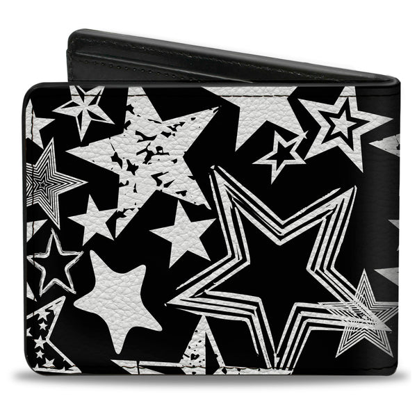 Buckle-Down Bi-Fold Wallet - Stargazer Black White