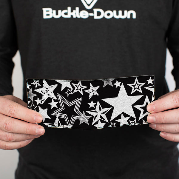 Buckle-Down Bi-Fold Wallet - Stargazer Black White