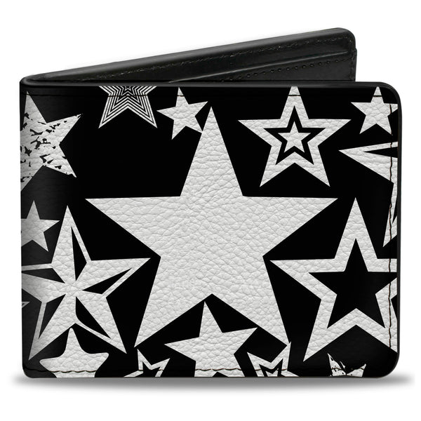 Buckle-Down Bi-Fold Wallet - Stargazer Black White
