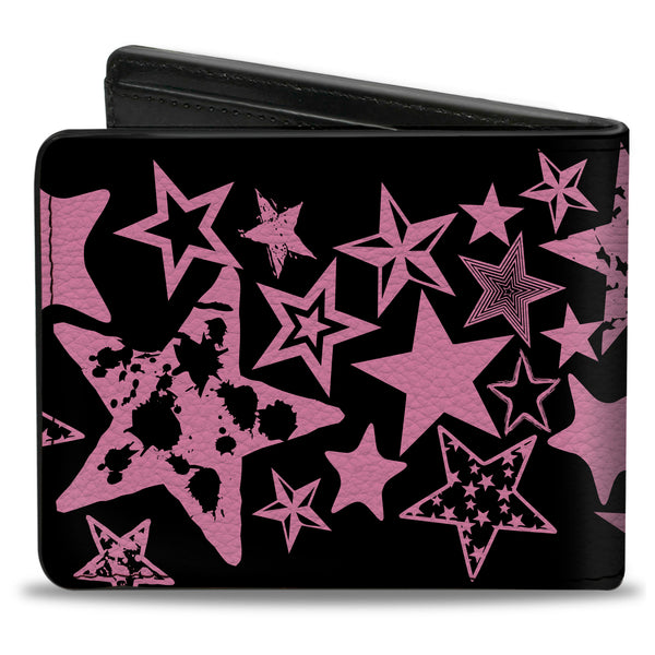 Buckle-Down Bi-Fold Wallet - Stargazer White Pink
