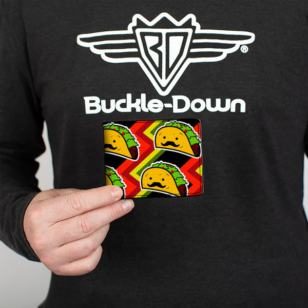 Buckle-Down Bi-Fold Wallet - Taco Man