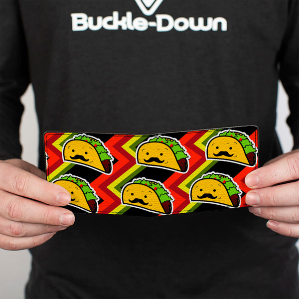 Buckle-Down Bi-Fold Wallet - Taco Man