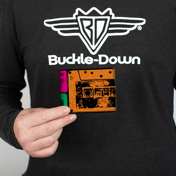 Buckle-Down Bi-Fold Wallet - Tapes Multi Neon