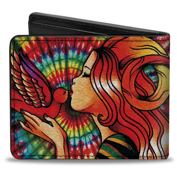 Buckle-Down Bi-Fold Wallet - Tattoo Johnny-Bird Kiss