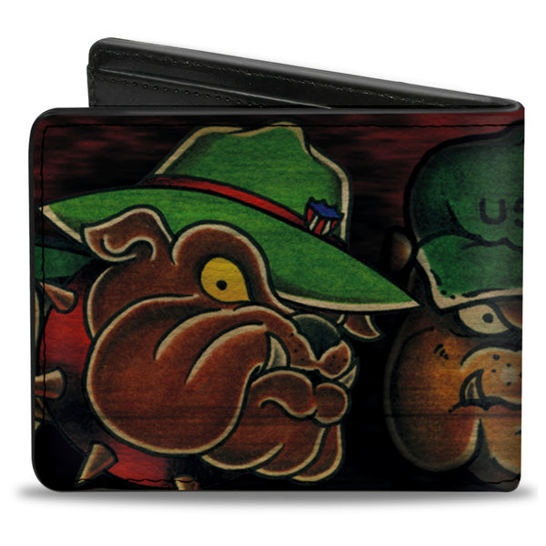 Buckle-Down Bi-Fold Wallet - Tattoo Johnny-Bulldog