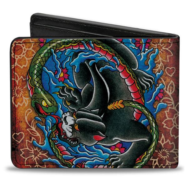 Buckle-Down Bi-Fold Wallet - Tattoo Johnny-Panther