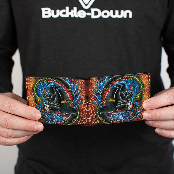 Buckle-Down Bi-Fold Wallet - Tattoo Johnny-Panther