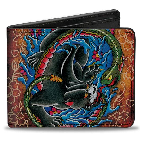 Buckle-Down Bi-Fold Wallet - Tattoo Johnny-Panther