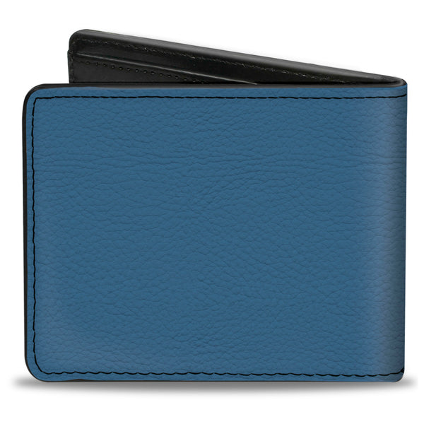 Buckle-Down Bi-Fold Wallet - Vivid Turquoise