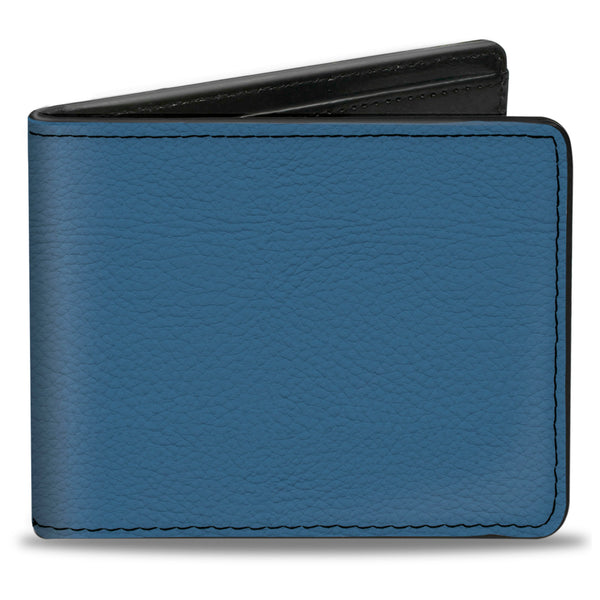 Buckle-Down Bi-Fold Wallet - Vivid Turquoise