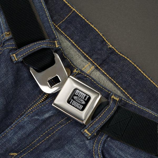 Buckle-Down Built Ford Tough Seatbelt Belt - Black