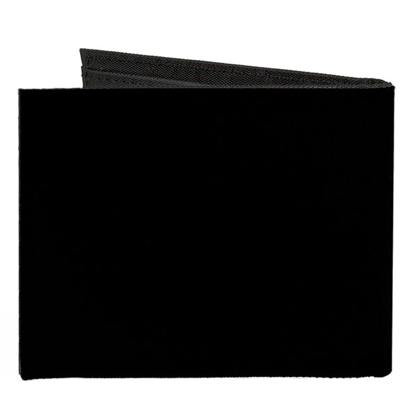 Buckle-Down Canvas Bi-Fold Wallet - Black