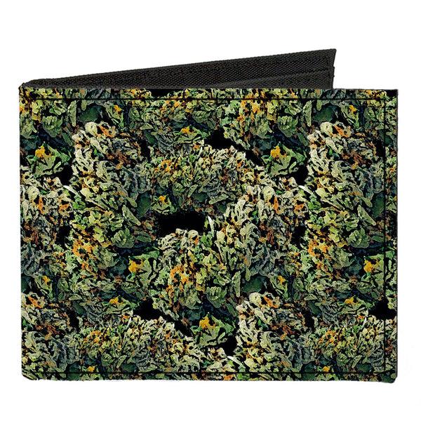 Buckle-Down Canvas Bi-Fold Wallet - Nuggets Stacked