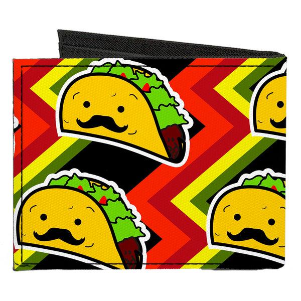 Buckle-Down Canvas Bi-Fold Wallet - Taco Man