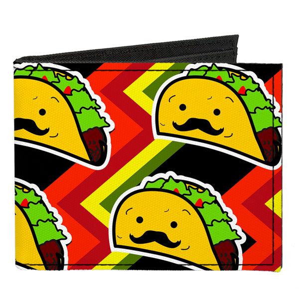 Buckle-Down Canvas Bi-Fold Wallet - Taco Man