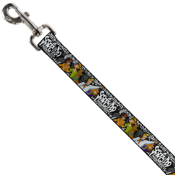 Buckle-Down Dog Leash - SCOOBY DOO Group Pose/Bones