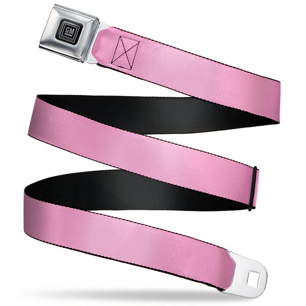 Buckle-Down GM Seatbelt Belt - Baby Pink Webbing