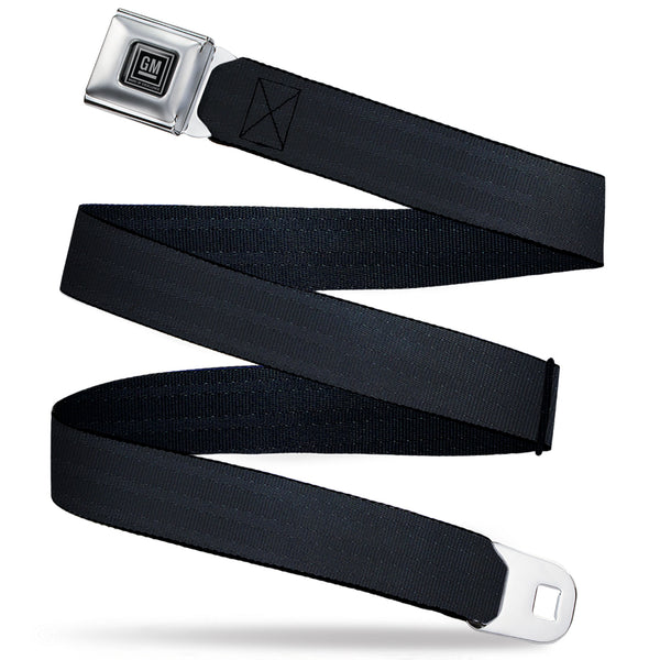 Buckle-Down GM Seatbelt Belt - Black Panel Webbing
