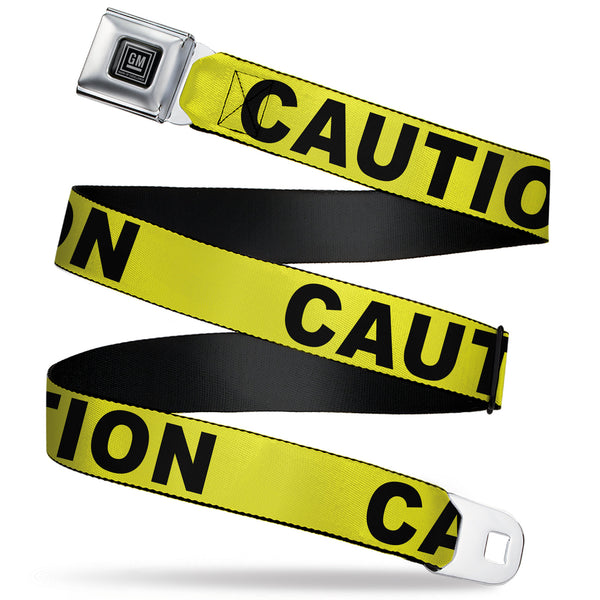 Buckle-Down GM Seatbelt Belt - CAUTION Buckle-Down GM Seatbelt Belt - CAUTION