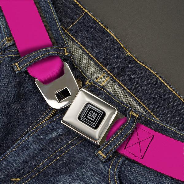 Buckle-Down GM Seatbelt Belt - Fuchsia Webbing