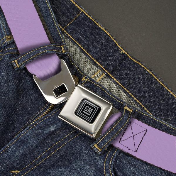 Buckle-Down GM Seatbelt Belt - Lavender Webbing
