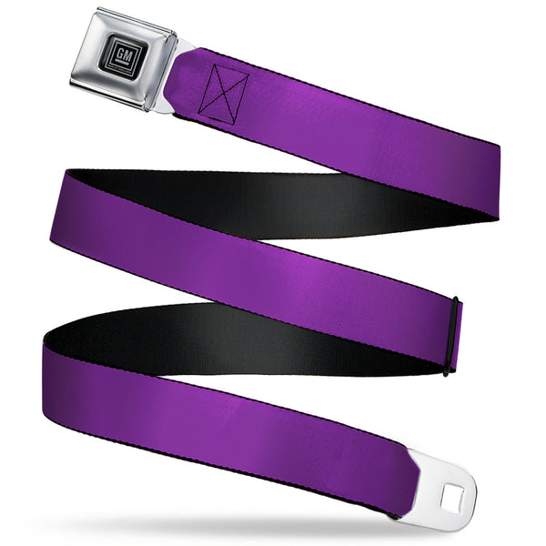 Buckle-Down GM Seatbelt Belt - Purple Webbing