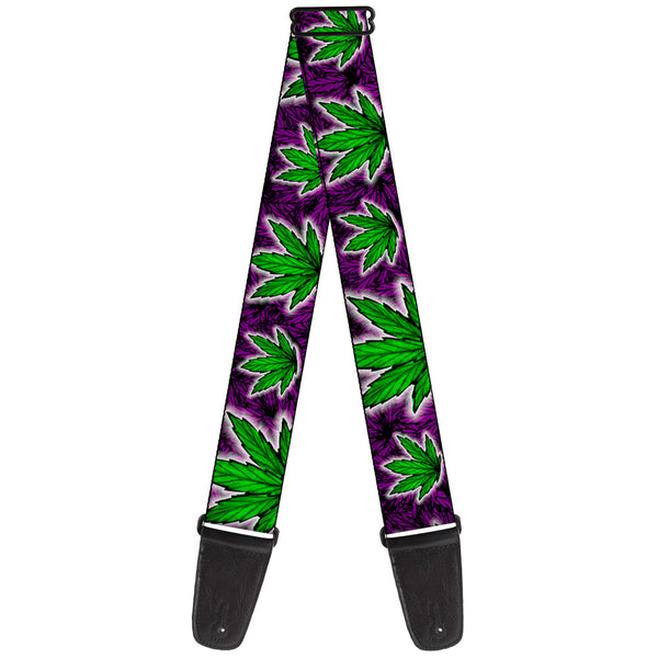Buckle-Down Guitar Strap - Marijuana Haze Purple