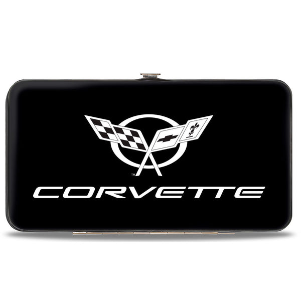 Buckle-Down Hinged Wallet - Corvette Black Silver