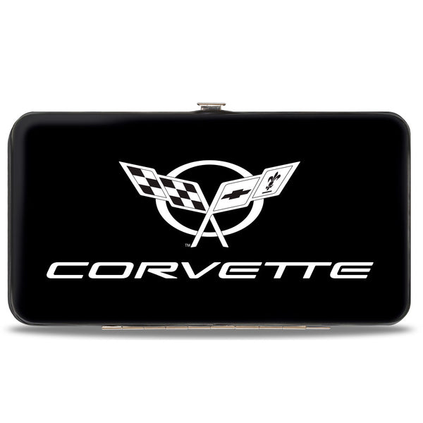 Buckle-Down Hinged Wallet - Corvette Black Silver