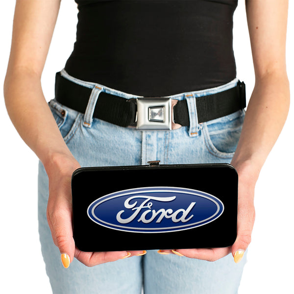 Buckle-Down Hinged Wallet - Ford Oval Logo CENTERED