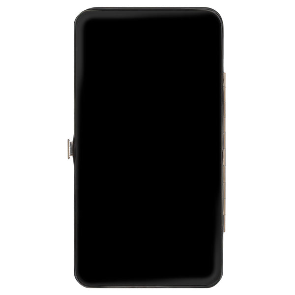 Buckle-Down Hinged Wallet - Plain Black