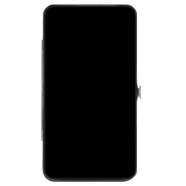 Buckle-Down Hinged Wallet - Plain Black