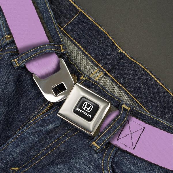 Buckle-Down Honda Seatbelt Belt - Lavender Webbing
